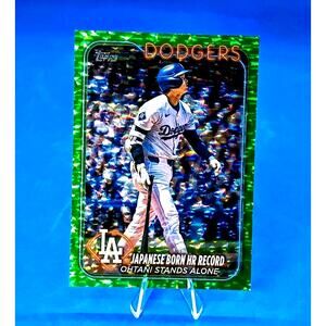 2024 Topps Update - Shohei Ohtani #US123 Green Foil Board SP 175/499